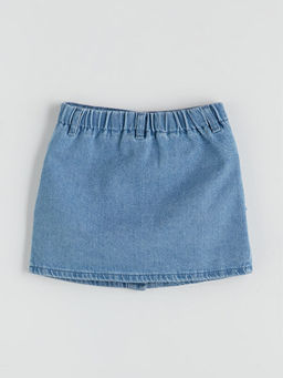 ?i?ek Nak??l? K?z ?ocuk Jean Etek