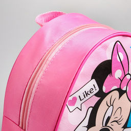 Рюкзак детский для девочки на молнии, розовый, 23?21?10 см, Минни Маус - Disney фото 3