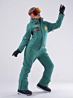Женский зимний сноубордический комбинезон Alpha Endless 222/220730 GRN Изумрудный  фото 14