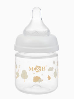 Бутылочка для кормления M&B, ШГ Ø50 мм, +0мес., 120 мл., набор 2 шт. в кор.