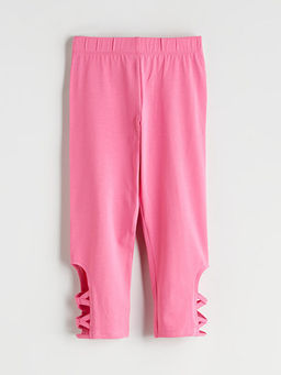 Beli Lastikli 3/4 Boy K?z ?ocuk Tayt