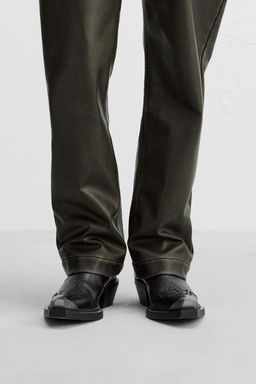 LEATHER COWBOY BOOTS - LIMITED EDITION - Zara фото 2