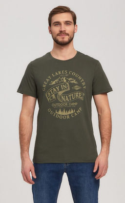 Футболка F111-06bb-642 khaki - Fine joyce фото 3