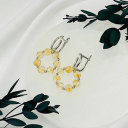 Серьги из Цитрина