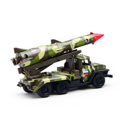 Машина металл. Урал Ракета 12см. (открыв. двери, зеленый камуфляж) инерц., в коробке