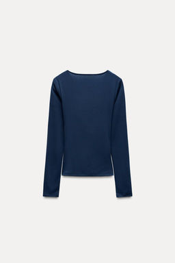 DRAPED TOP - Zara фото 25