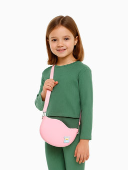 Сумка детская COLOR, для девочки, на молнии, розовая