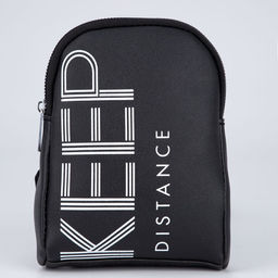 Сумка молодёжная через плечо KEEP distance, цвет чёрный - Nazamok фото 4