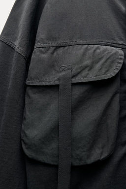 WASHED CARGO JACKET - Zara фото 7