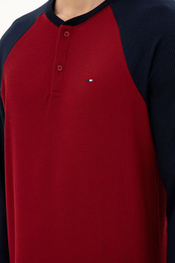 Мужской бордово-красный пижамный комплект Неожиданная скидка в корзине - U.s. polo assn фото 6