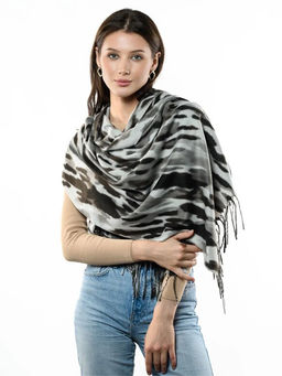 Яркий палантин с анималистичным принтом - Pretty mania фото 10