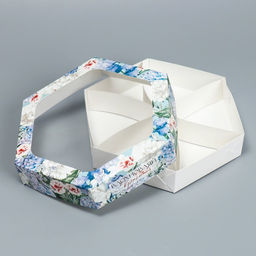 Цена за 5 шт. Коробка кондитерская, упаковка, «Вдохновляй красотой», 23×20×4 см