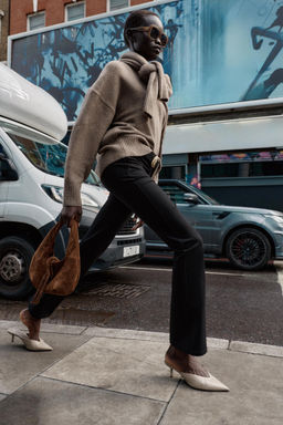 FLARE LEGGINGS WITH BELT - Zara фото 6