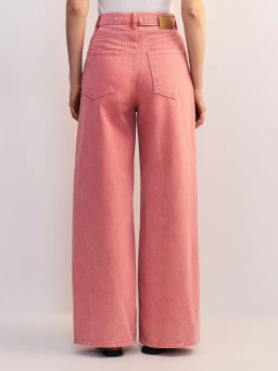 Широкие джинсы с высокой посадкой ZR2605092355-296 / Zarina