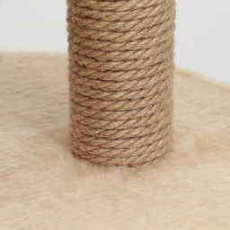 Комплекс для кошек с когтеточкой, с круглым домом, 2 полками, 42 х 42 х 90 см, бежевый - Simaland фото 4