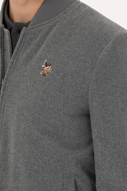 U. S. Polo Assn / Мужское пальто антрацитового цвета - U.s. polo assn фото 14