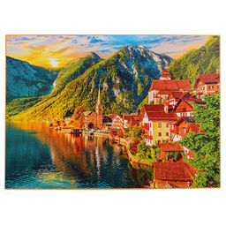 Наборы пазлов 2в1 (500+500) "Европейские виды"