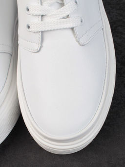 05-PDF88-1 WHITE Кроссовки женские (натуральная кожа)