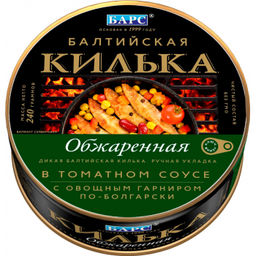 Барс Килька балт неразОбжОвГа в томСоусПо-болг3 240г