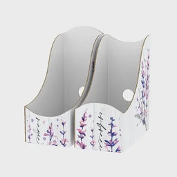 VAL HL-3VP-90 Лотки для бумаг верт., тетрадные, 21*18*9 см, набор 6 шт., HERBARIUM LAVENDER, шт