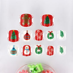 Детские накладные ногти «Ты чудесна», 12 шт., набор с браслетом и заколками