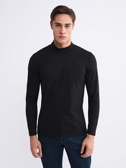 Dik Yaka Erkek Sweatshirt