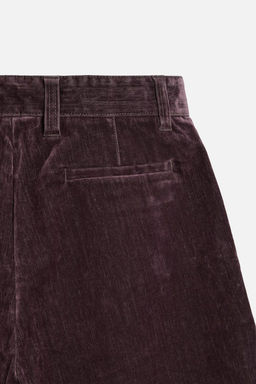 LIMITED EDITION VELVET BERMUDA SHORTS - Zara фото 10