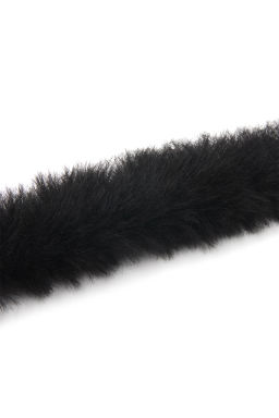 Проволока синельная меховая 1 м (SF-8094) черный №1 - Больше подарков фото 2