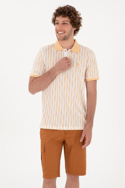Erkek Regular Fit Polo Yaka Turuncu Ti__rt Sepette S_rpriz _ndirim - U.s. polo assn фото 3