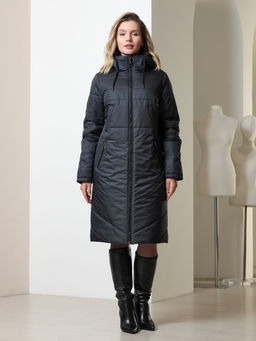 25403 Пальто т.синий - Dizzyway фото 2