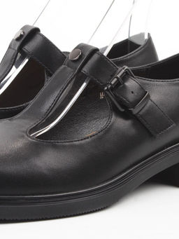06-M47-15 BLACK Туфли женские (натуральная кожа)