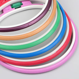 Цена за 10 шт. Пяльцы для вышивания, d=16 см, МИКС