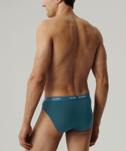 ATLANTIC 2RMP-094 Трусы спорт - набор 2 шт. серый меланж + морской фото 3