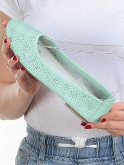 07-PDXL49-2 GREEN Балетки (натуральная кожа)