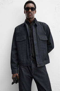 SELVEDGE DENIM OVERSHIRT - Zara фото 8