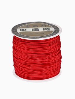 Шнур Шамбала длина 100 м, d=1 мм, ярко-красный