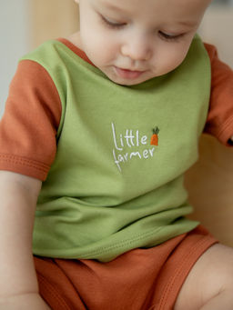 Комплект футболка и шорты Бамбук с принтом 0+ - Bungly фото 9