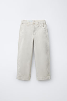 PANTAL?N CHINO RELAXED / Crudo medio