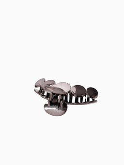 Цена за 12 шт. Крабик для волос «Глянец люкс», круги, 9 см, МИКС