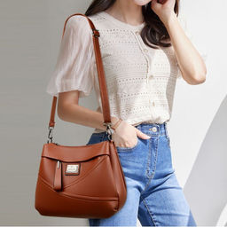 KAIDIFEINIROO Сумка женская с двумя ремнями 8733 фото 2