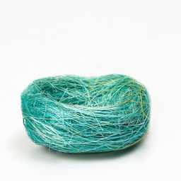 Гнездо, крашеная солома, 7 см, микс цветов - Пижон фото 4