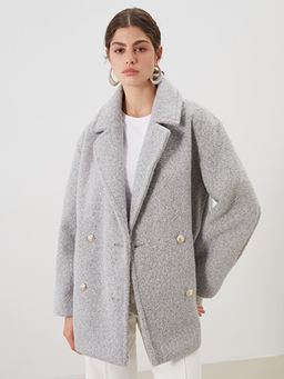 Kruvaze Yaka Oversize Kad?n Ka?e Kaban