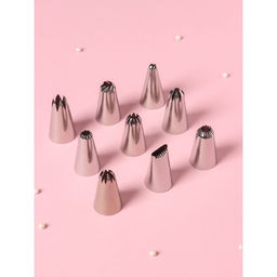 Набор насадок кондитерских KONFINETTA, d=2.5 см, 9 шт.  фото 2