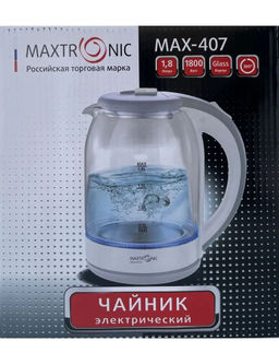 Чайник эл. стекл. 1,8 л, 1800 Вт, арт. МАХ-407, 93532 - Полимербыт фото 3