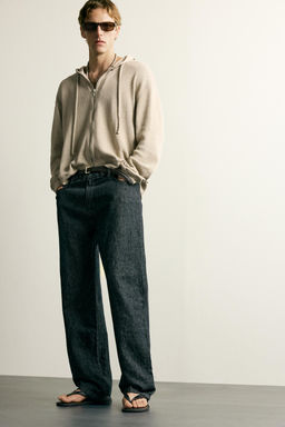 SUDADERA PUNTO RELAXED FIT CAPUCHA / Leopardo - Zara фото 6