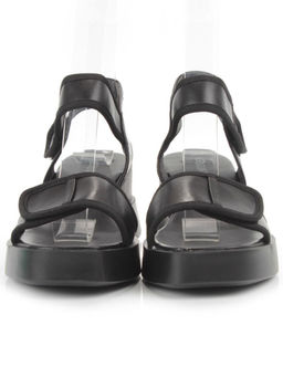 08-PEG248-2 BLACK Босоножки женские (натуральная кожа)