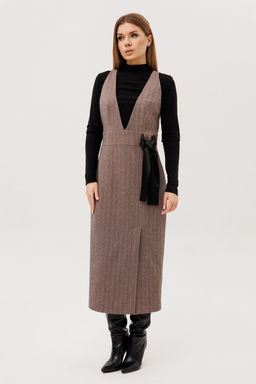Сарафан AmberA 1132-Р шоколад  фото 2