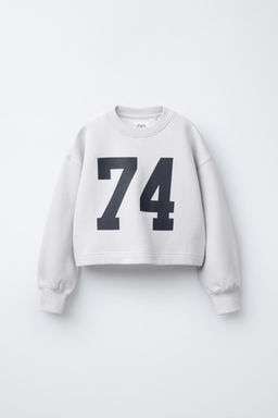 CROPPED SWEATSHIRT AND BELL BOTTOM TROUSERS SET - Zara фото 2