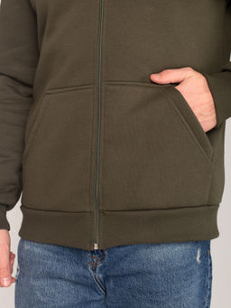 Толстовка мужская футер 3-х нитка начес пенье БАРС ХАКИ - Домтрик фото 5