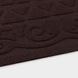 Коврик придверный Доляна Welcome, вензеля, влаговпитывающий, без окантовки, 38×59 см, МИКС